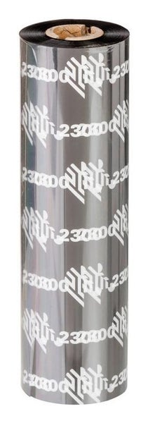 Zebra Media 2300 Ribbon Wax, printer ribbon, black, 1pc