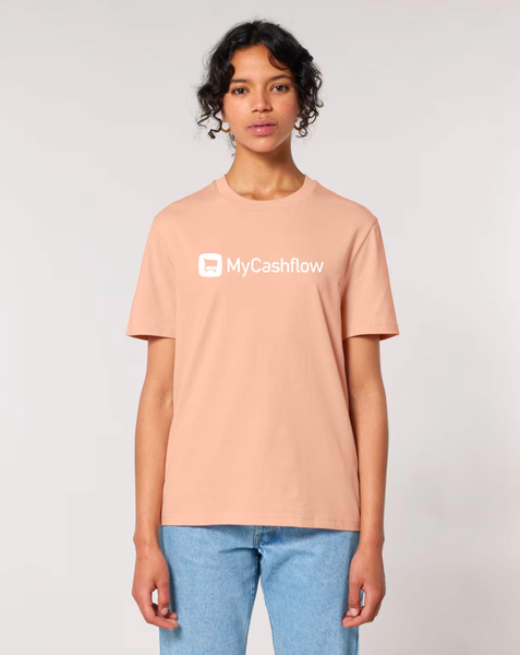 MyCashflow T-shirt, unisex, peach