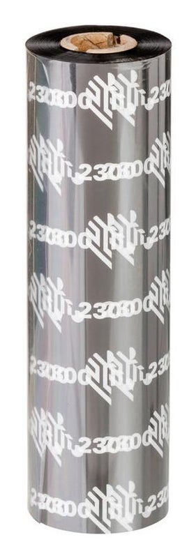 Zebra Media 2300 Ribbon Wax, printer ribbon, black, 1pc