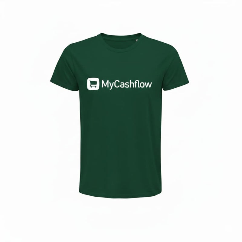 MyCashflow t-shirt, unisex, green